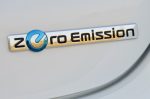 Nissan Leaf - zero emissions badge