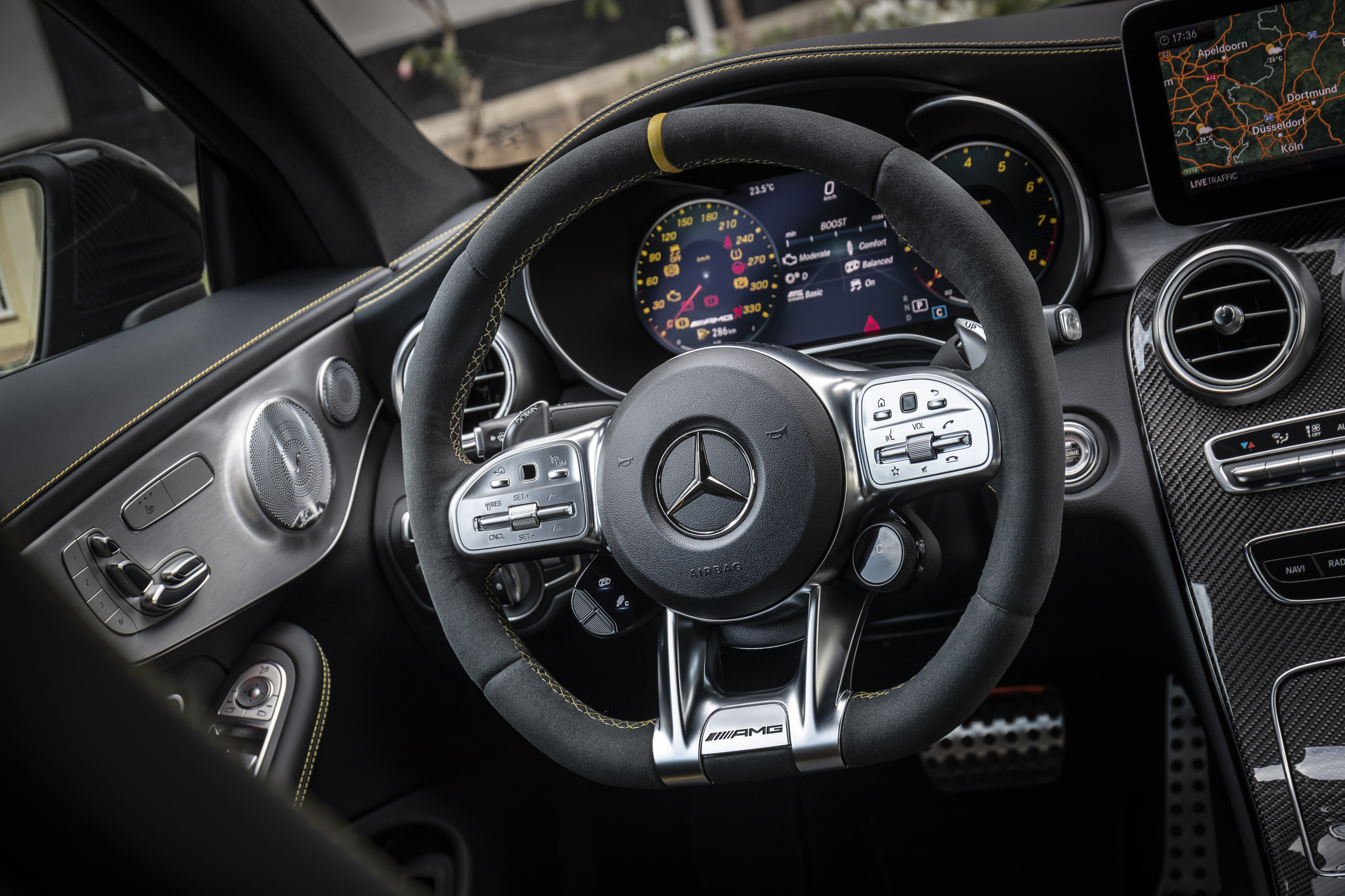 Mercedes Benz AMG binnacle cluster