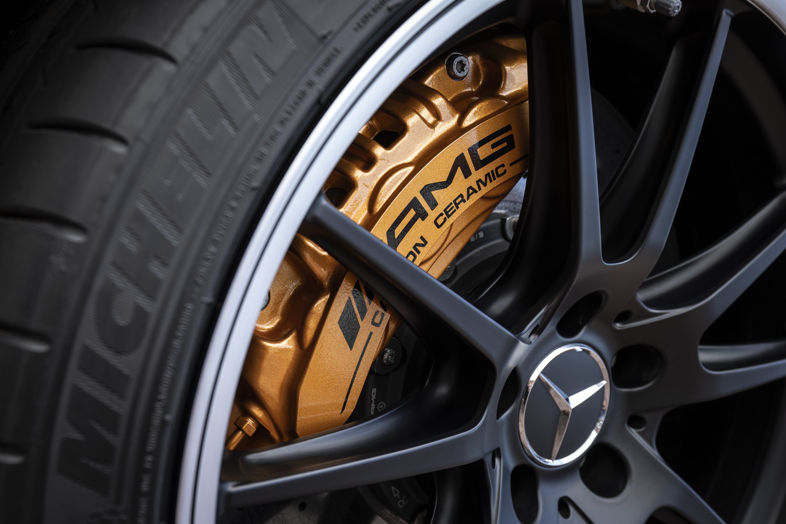 AMG carbon ceramic brakes