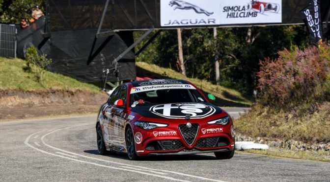Alfa Romeo Giulia QV takes two podium positions at Simola Hillclimb