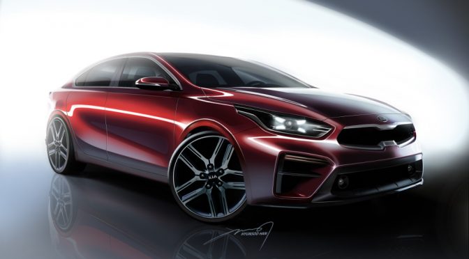 Design renderings of all-new Cerato revealed by KIA