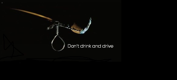 Combat drunk driving - champaigne noose