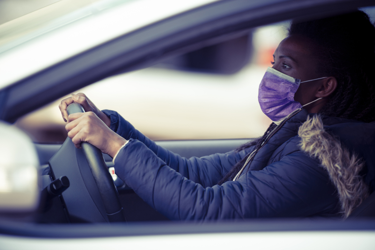 driving in a mask | coronavirus | lockdown | covid-19 | south africa