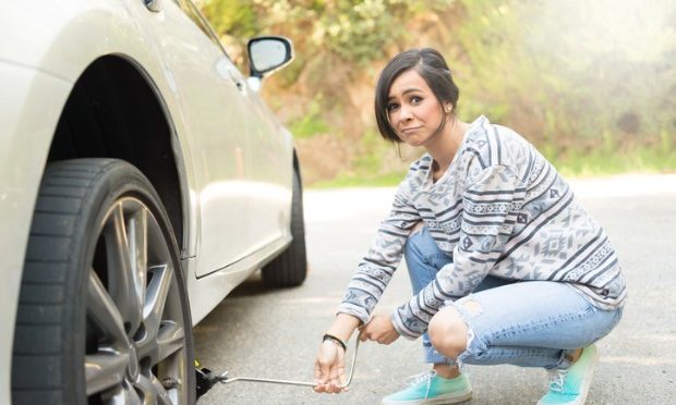 Driving on a damaged tyre is both dangerous and illegal_istock