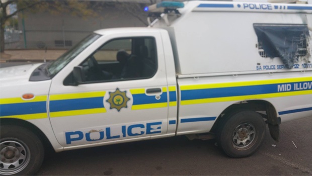 Drunk police officer - in police van