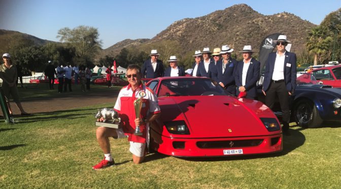 Ferrari F40 wins Concours South Africa