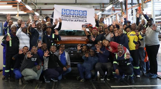 Ford Ranger Production Hits 500 000 Milestone in South Africa