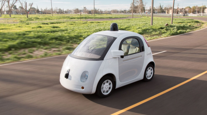 Google car driving