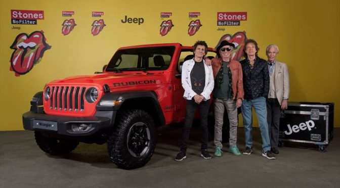 Jeep® Wrangler, sponsor of the Rolling Stones No Filter Tour