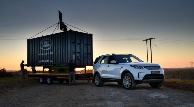 Land Rover Discovery delivers rugby in a box