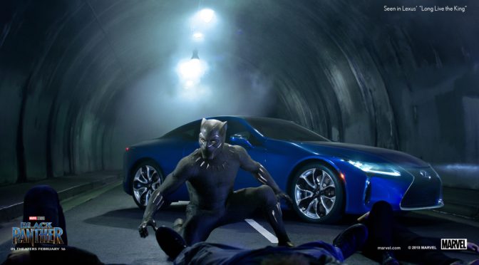 Lexus LC 500 showcased in Marvel Studios' Black Panther