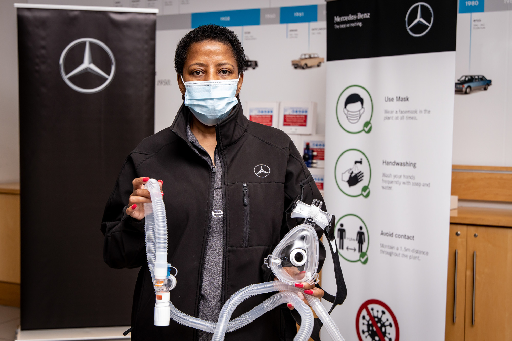 Mercedes-Benz donates CPAP devices to public hospitals in South Africa