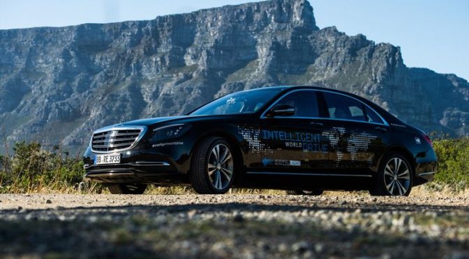 Mercedes-Benz on automated test drive in South Africa