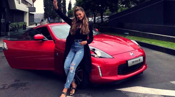 Miss South Africa will be driving the Nissan 370Z for a week
