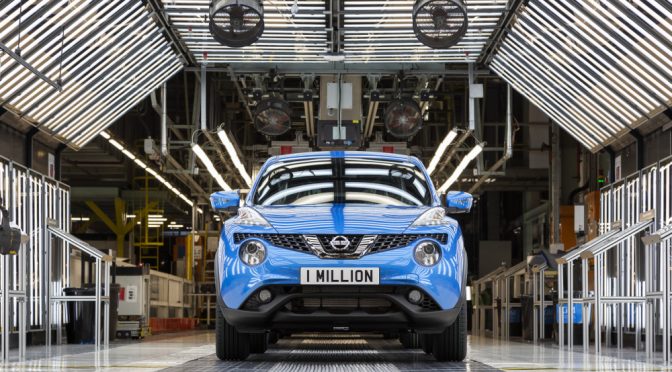 One millionth Juke built at Nissan Sunderland