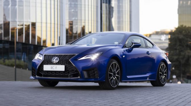 Revised Lexus RC F range now available in South Africa