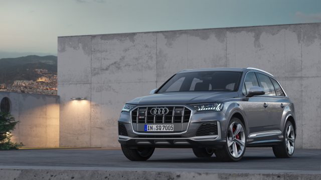 Audi has revealed its most powerful SQ7 and SQ8 V8 diesel engine as a high-performance all-wheel-drive SUV.