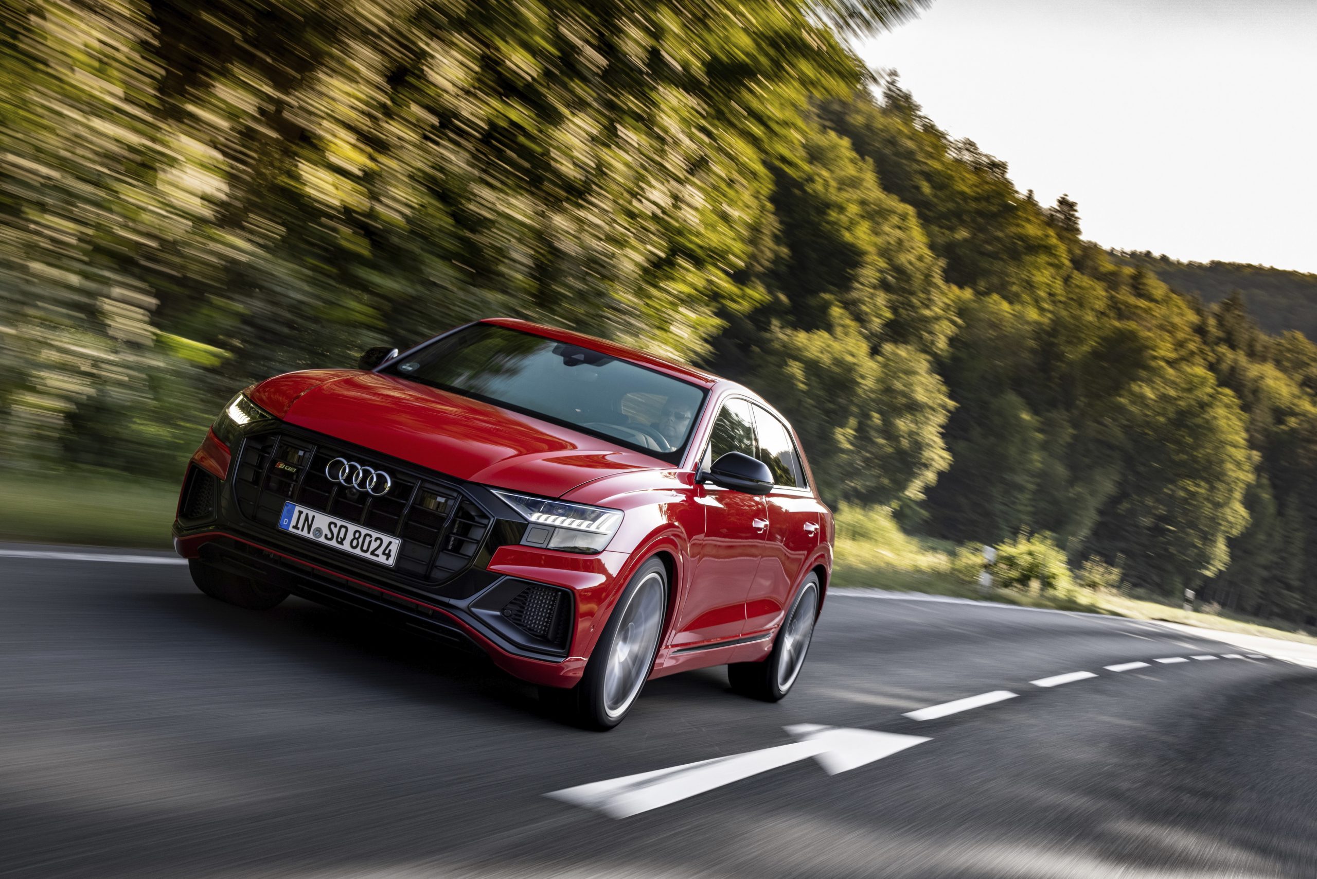 Audi has revealed its most powerful SQ7 and SQ8 V8 diesel engine as a high-performance all-wheel-drive SUV.