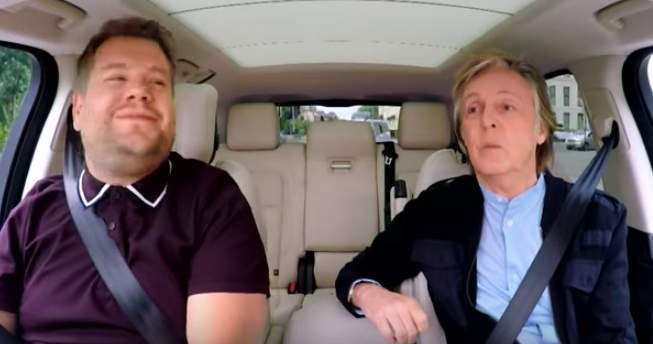WATCH Carpool Karaoke Paul McCartney