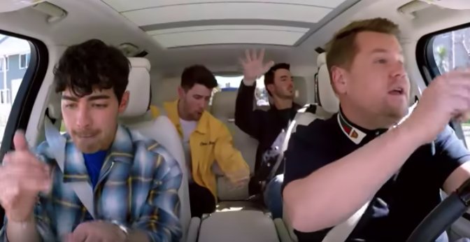 Carpool Karaoke Jonas Brothers_Youtube
