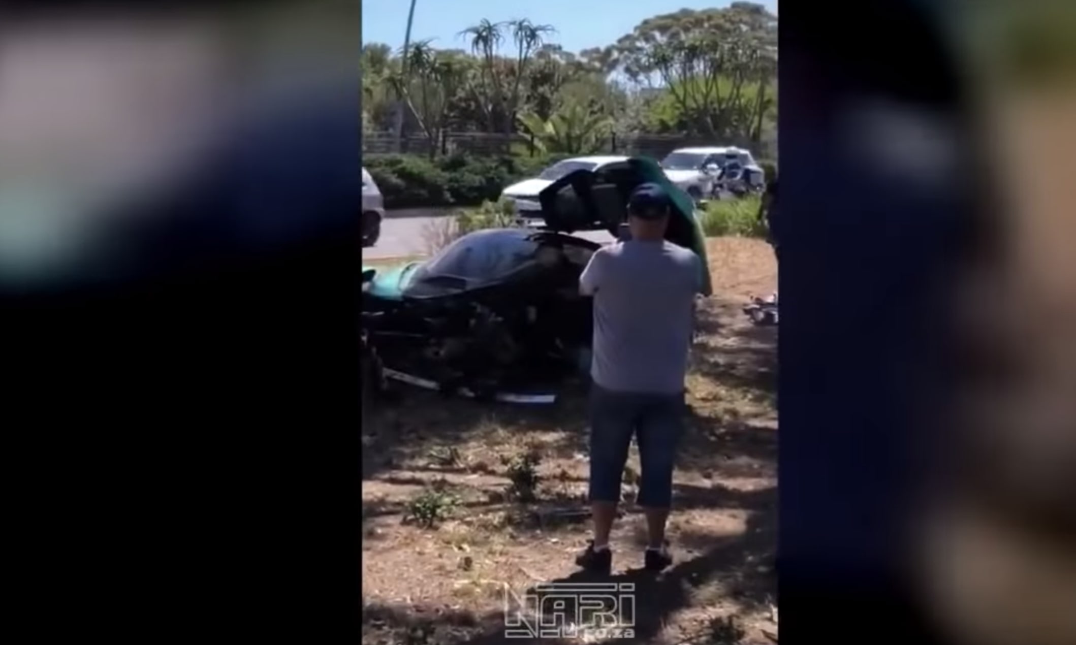 McLaren driver crashes after allegedly dicing with Lamborghini motorist