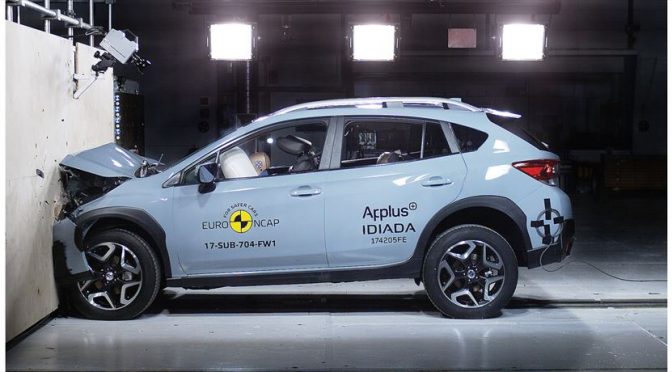 Subaru XV and Impreza models achieve five-star rating in 2017 Euro NCAP safety test