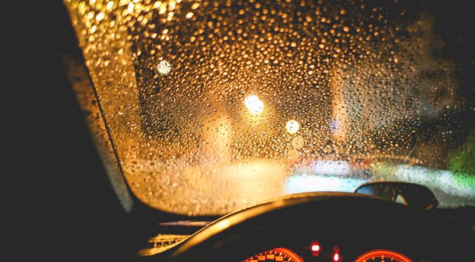 The challenges of driving in the rain