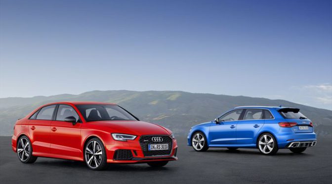 The new Audi RS 3 Sedan & RS3 Sportback - 'a dynamic duo ...