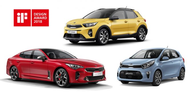 Three trophies for KIA at the 2018 iF Design Awards