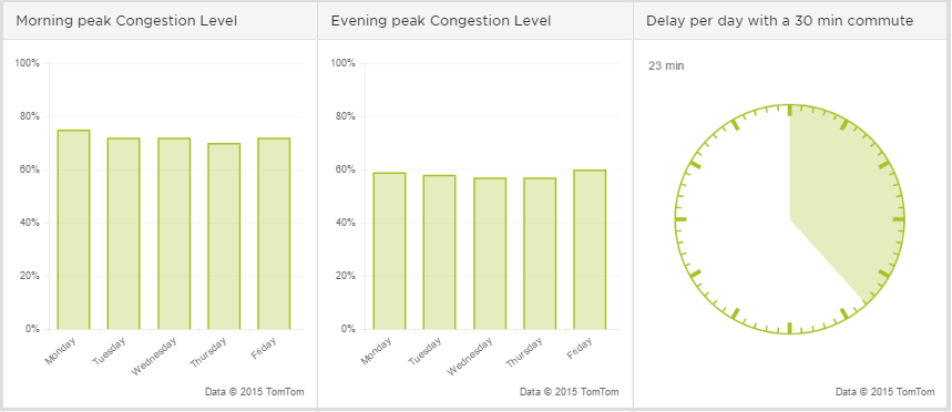 Cape Town Traffic - TomTom graphs