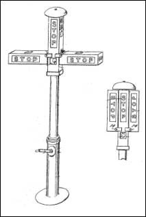 Traffic light old drawing