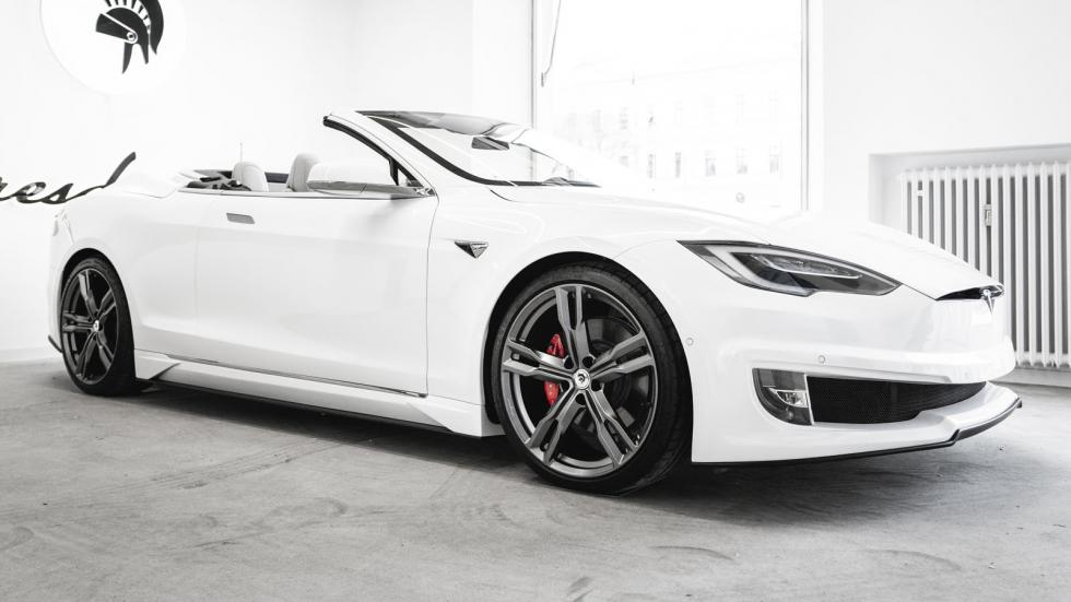 Ares Design has created a once-off convertible Tesla Model S
