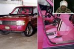 Rapper Cam’ron’s custom Range Rover was pink inside and out