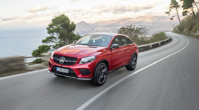 Mercedes GLE 63S - driving on the road