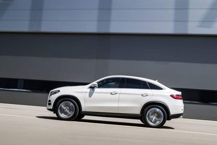 Mercedes GLE 63S - driving, side view