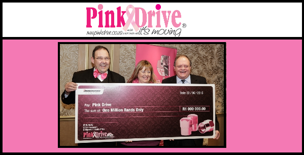 Pinkdrive receive R1M donation