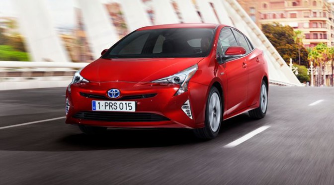 Toyota Prius - driving front view