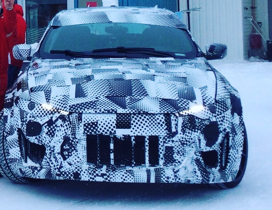 The mysterious Ferrari Purosangue SUV spotted undergoing winter testing